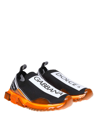 Sneakers Dolce & Gabbana Sorrento Black-Orange Fluo