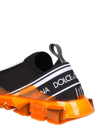 Sneakers Dolce & Gabbana Sorrento Black-Orange Fluo