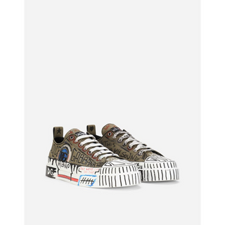 Sneakers Canvas Dolce & Gabbana " Hand Painted Grafitti "