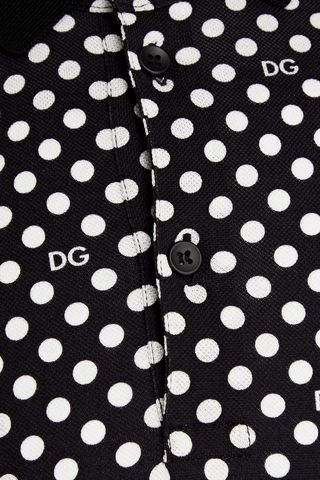 Tricou Dolce & Gabbana, Guler Polo, Polka-Dot