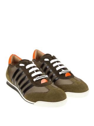 DSQUARED2 New Runner army green sneakers