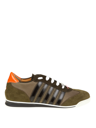 DSQUARED2 New Runner army green sneakers