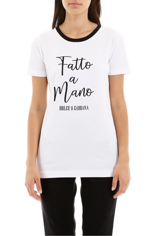 Tricou Dolce & Gabbana " Fatto a Mano "