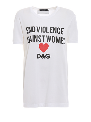 Tricou Dolce & Gabbana " End Violence Against Women "