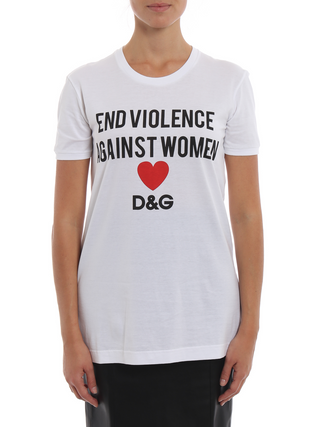 Tricou Dolce & Gabbana " End Violence Against Women "