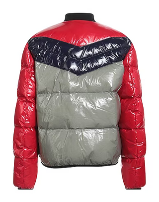 Geaca DSQUARED2 " Tri-Colour Zip-Up Down Jacket With Logo "