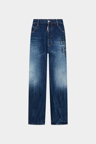 Jeans DSQUARED2  Icon Dark Wash Stamps Eros Jeans