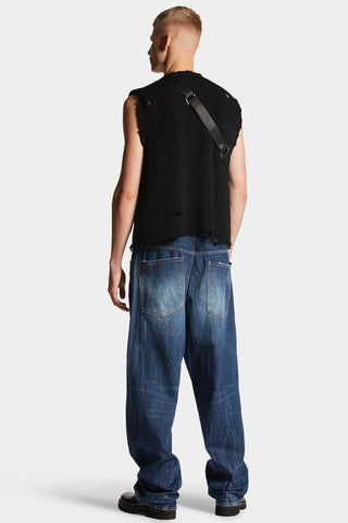 Jeans DSQUARED2  Icon Dark Wash Stamps Eros Jeans