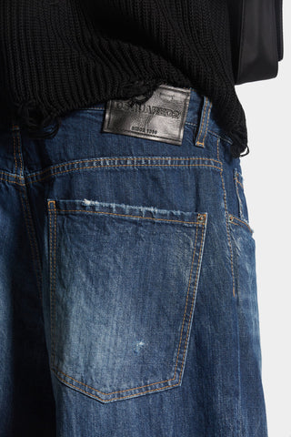 Jeans DSQUARED2  Icon Dark Wash Stamps Eros Jeans